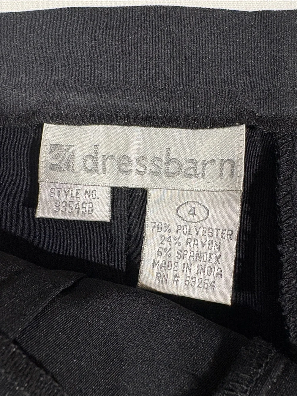 dressbarn Capris Pants size 4 side zipper